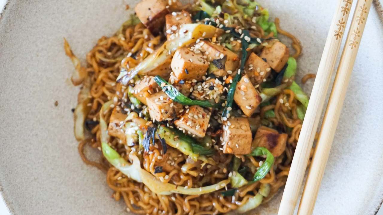 Noodles with Tofu & Shichimi